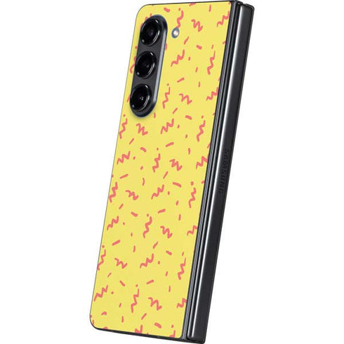 Yellow Spring Galaxy Z Fold5 5G Skin