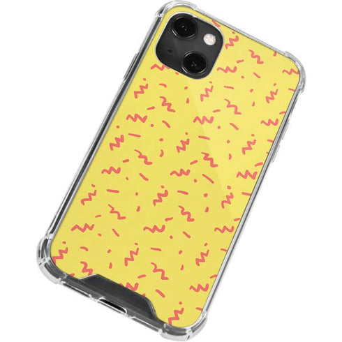 Yellow Spring iPhone 14 Plus Clear Case