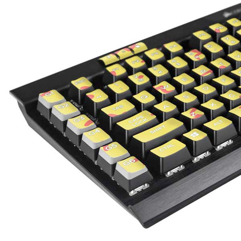 Yellow Spring K95 RGB PLATINUM Mechanical Gaming Keyboard Skin