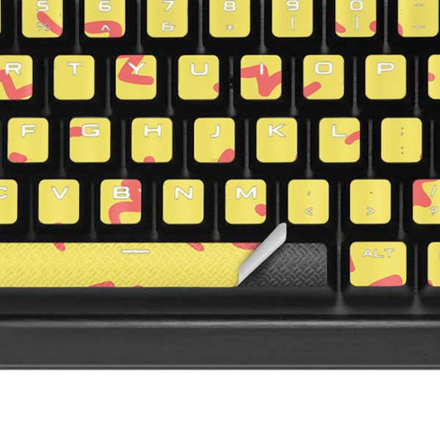 Yellow Spring K95 RGB PLATINUM Mechanical Gaming Keyboard Skin