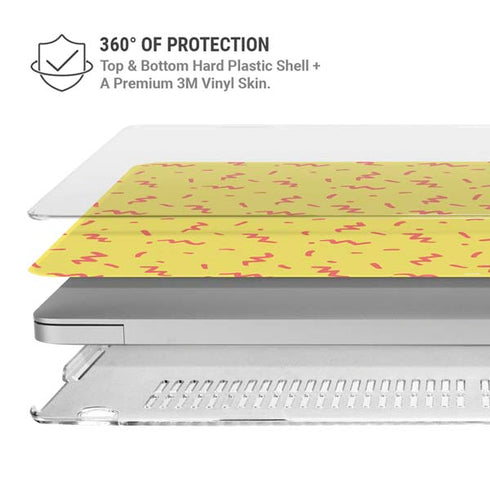 Yellow Spring MacBook Air 13in M1 (2021) Case plus Skin