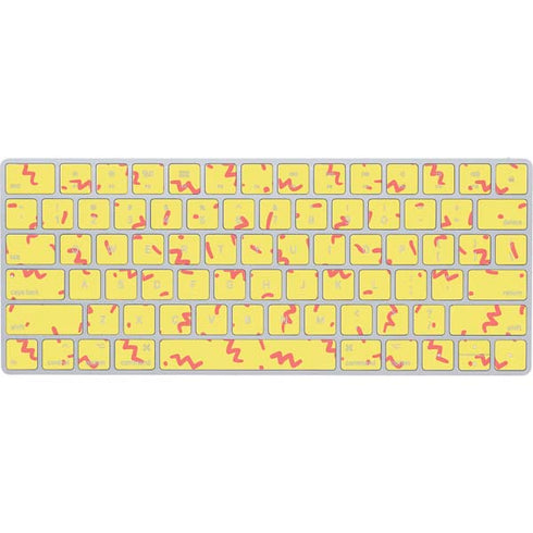 Yellow Spring Magic Keyboard Skin