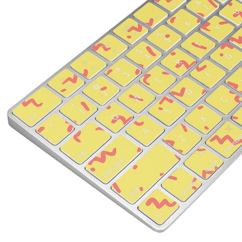 Yellow Spring Magic Keyboard Skin