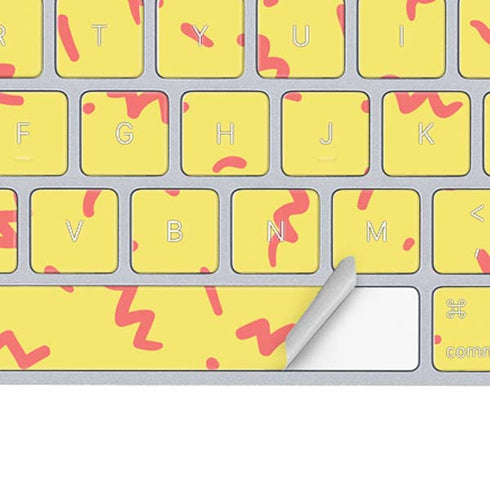 Yellow Spring Magic Keyboard Skin