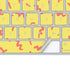 Yellow Spring Magic Keyboard Skin