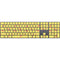Yellow Spring Magic Keyboard with Numeric Keypad Skin