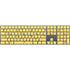Yellow Spring Magic Keyboard with Numeric Keypad Skin