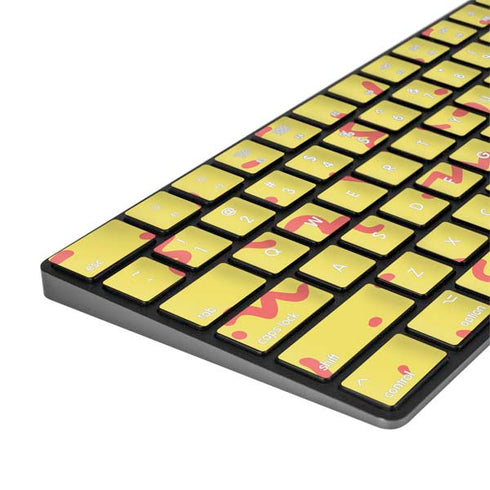 Yellow Spring Magic Keyboard with Numeric Keypad Skin