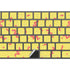 Yellow Spring Magic Keyboard with Numeric Keypad Skin
