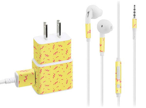 Yellow Spring Phone Charger Skin