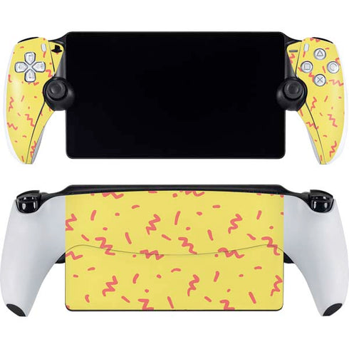 Yellow Spring PlayStation Portal Remote Player Skin