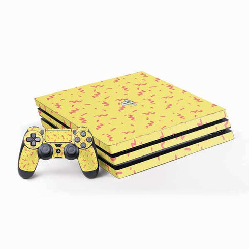 Yellow Spring PS4 Pro Bundle Skin