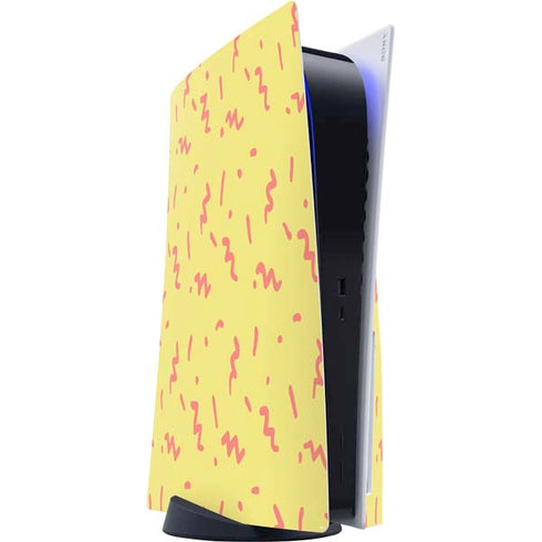Yellow Spring PS5 Console Skin
