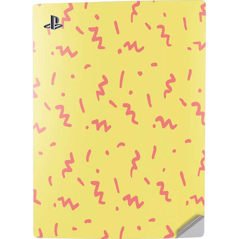 Yellow Spring PS5 Digital Edition Console Skin