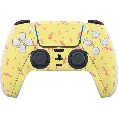 Yellow Spring PS5 Controller Skin