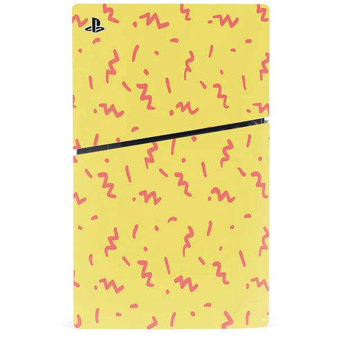 Yellow Spring PS5 Slim Digital Edition Bundle Skin