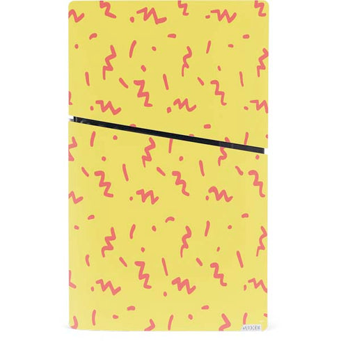 Yellow Spring PS5 Slim Digital Edition Bundle Skin