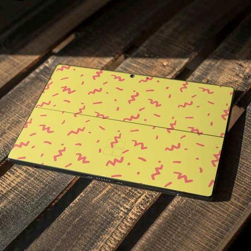 Yellow Spring Surface Pro 7 Skin
