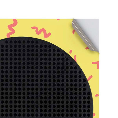 Yellow Spring Xbox Series S Console Skin