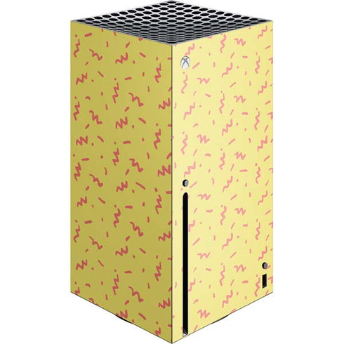 Yellow Spring Xbox Series X Console Skin