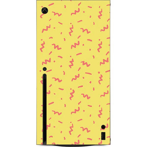 Yellow Spring Xbox Series X Console Skin