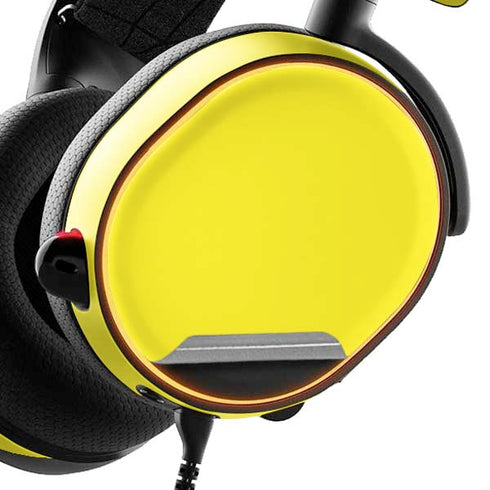 Yellow Solid SteelSeries Arctis 5 Skin