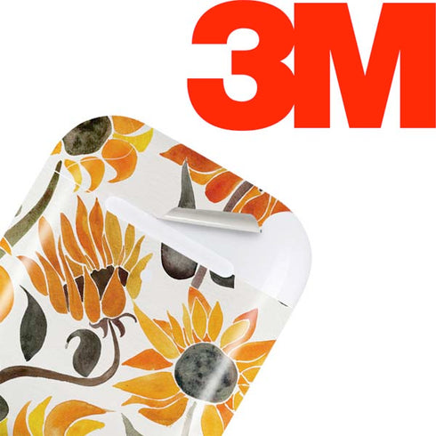 Cat Coq Yellow Sunflower Apple AirPods Skin