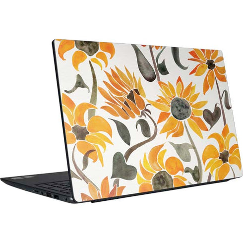 Cat Coq Yellow Sunflower Dell Vostro Skin