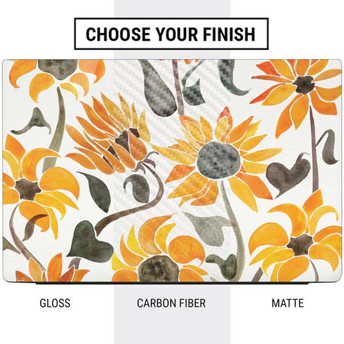 Cat Coq Yellow Sunflower Dell Vostro Skin