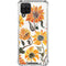 Cat Coq Yellow Sunflower Galaxy A12 Clear Case