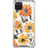 Cat Coq Yellow Sunflower Galaxy A12 Clear Case
