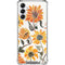 Cat Coq Yellow Sunflower Galaxy A14 5G Clear Case