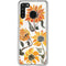 Cat Coq Yellow Sunflower Galaxy A21 Clear Case