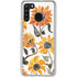 Cat Coq Yellow Sunflower Galaxy A21 Clear Case