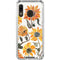 Cat Coq Yellow Sunflower Galaxy A30 Clear Case