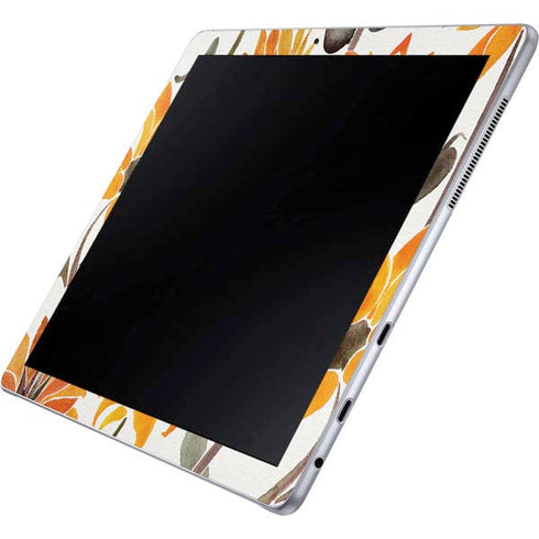 Cat Coq Yellow Sunflower Galaxy Book 12in Skin