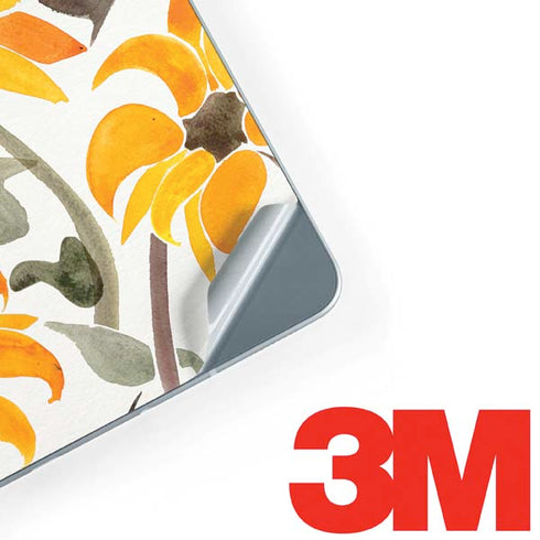 Cat Coq Yellow Sunflower Galaxy Book 12in Skin