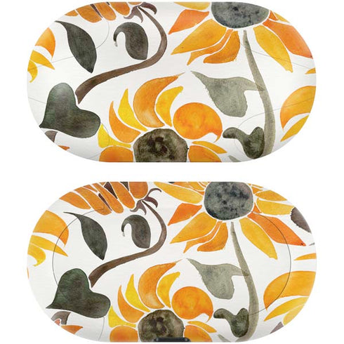 Cat Coq Yellow Sunflower Galaxy Buds Skin