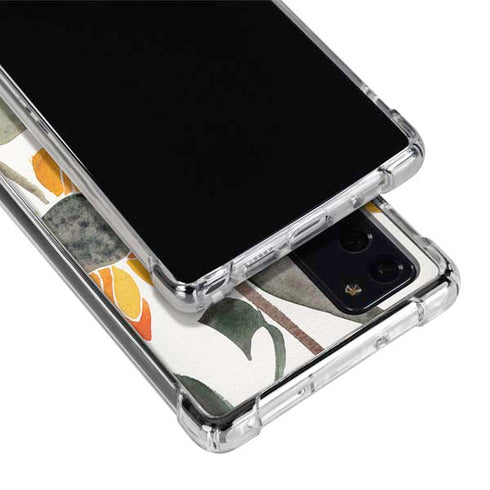 Cat Coq Yellow Sunflower Galaxy Note20 5G Clear Case