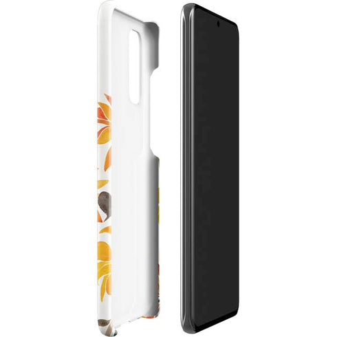 Cat Coq Yellow Sunflower Galaxy S20 Lite Case