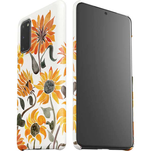 Cat Coq Yellow Sunflower Galaxy S20 Lite Case