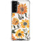 Cat Coq Yellow Sunflower Galaxy S21 Plus 5G Clear Case