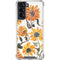 Cat Coq Yellow Sunflower Galaxy S22 Clear Case