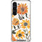 Cat Coq Yellow Sunflower Galaxy S23 Clear Case