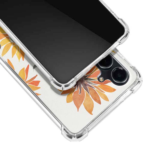 Yellow Sunflower by Cat Coq Galaxy S23 FE Clear Case