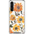 Cat Coq Yellow Sunflower Galaxy S23 Plus Clear Case