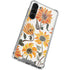 Cat Coq Yellow Sunflower Galaxy S23 Plus Clear Case