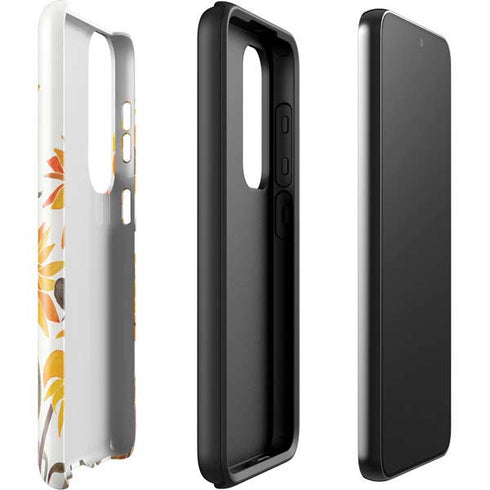 Cat Coq Yellow Sunflower Galaxy S23 Pro Case