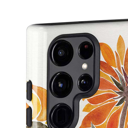 Yellow Sunflower by Cat Coq Galaxy S24 Ultra Impact Case