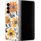 Cat Coq Yellow Sunflower Galaxy Z Fold4 5G Skin